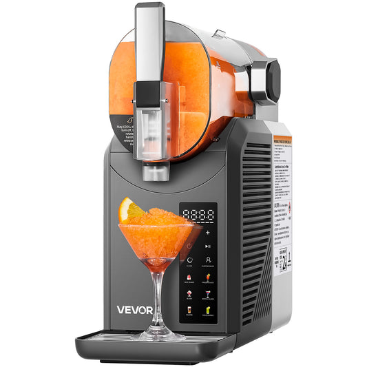 VEVOR 2L Automatic Slushy Machine, No Ice Needed for Frozen Drinks