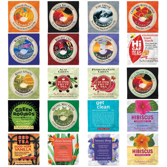 Republic of Tea – 40 Premium Assorted Tea Bags
