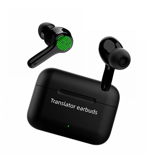 Wooask M6 Translation Earbuds – Real-Time 2-Way Translator, 144 Languages, Offline Support