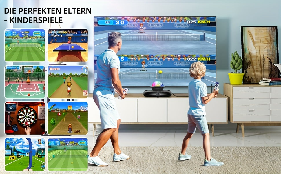Double Dance Mat USB Step Pad for Kids & Adults w/ Camera Tracking, TV Fitness Game