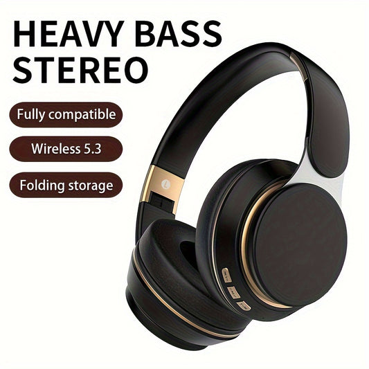 Wireless Over Ear Headphones – Foldable with Mic, FM Radio, AUX & TF Card Support