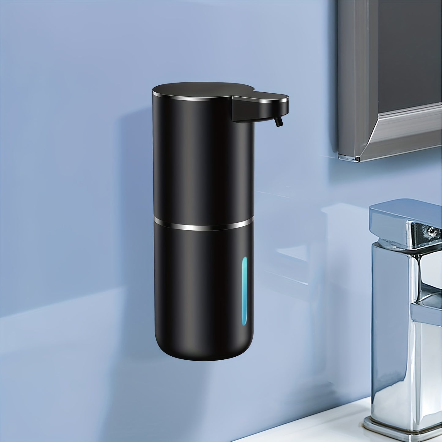 Automatic Touchless Foaming Soap Dispenser – 13.5oz, USB Rechargeable, 4-Level Adjustable