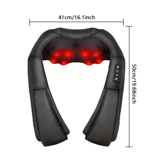 Portable Electric Neck Massager – Deep Kneading & Acupressure for Neck, Back & Shoulders